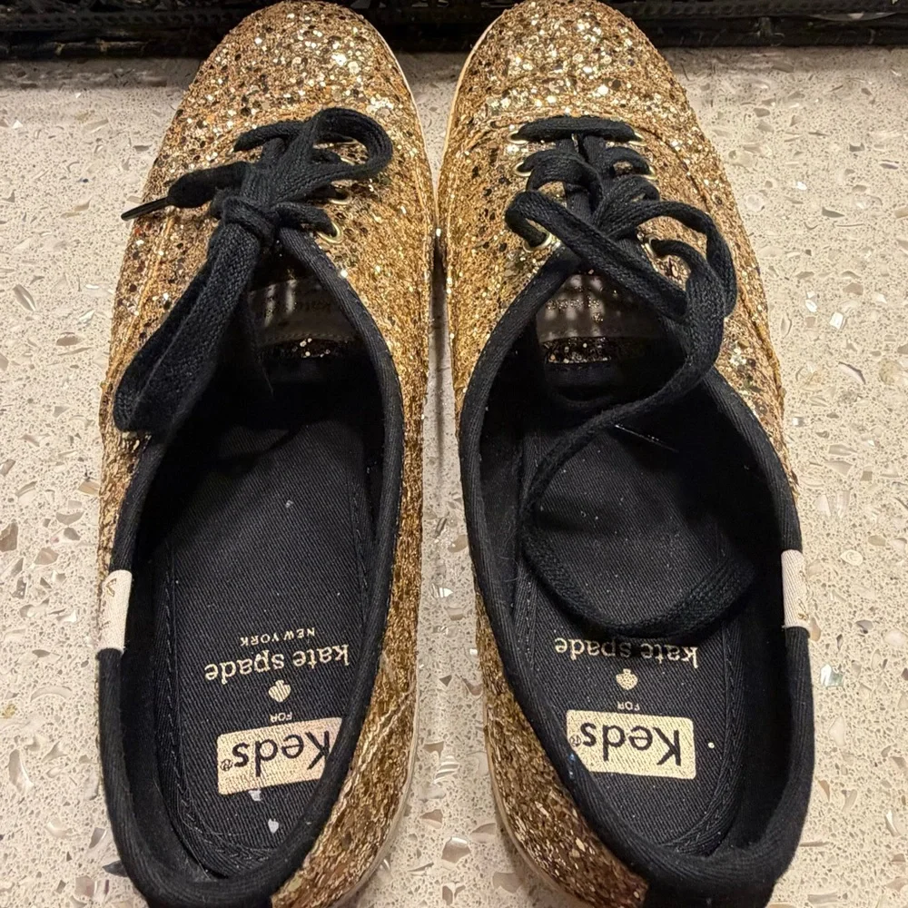 Keds/Kate Spade Shoes Gold 8.5